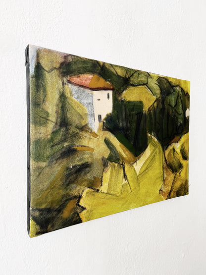 Cubist Style Landscape Painting