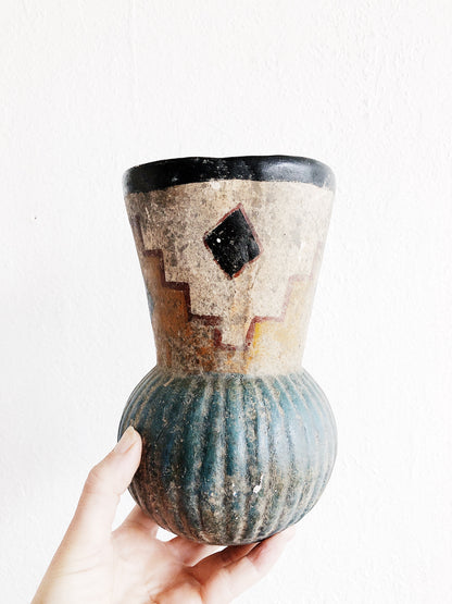 Vintage Mexican Clay Vase