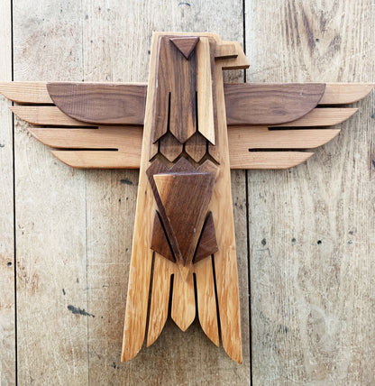 Handmade Thunderbird Art Wall Plaque