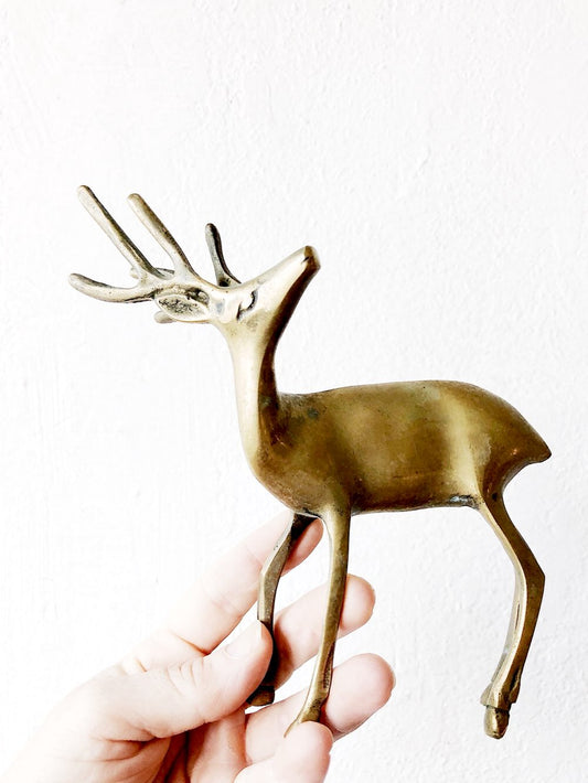 Mid Century Brass Buck