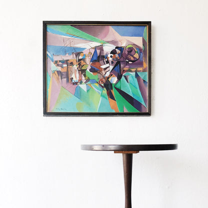 Vintage Modernist Landscape Painting