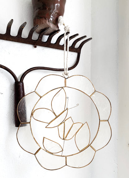 Vintage Capiz Shell Hanging