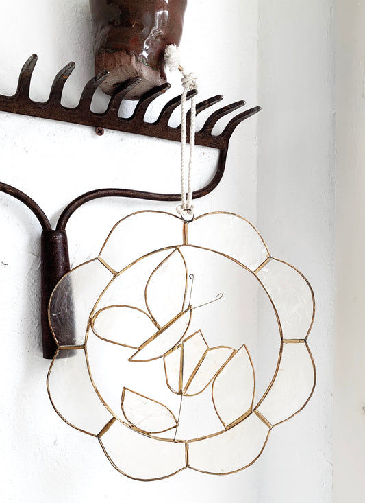 Vintage Capiz Shell Hanging