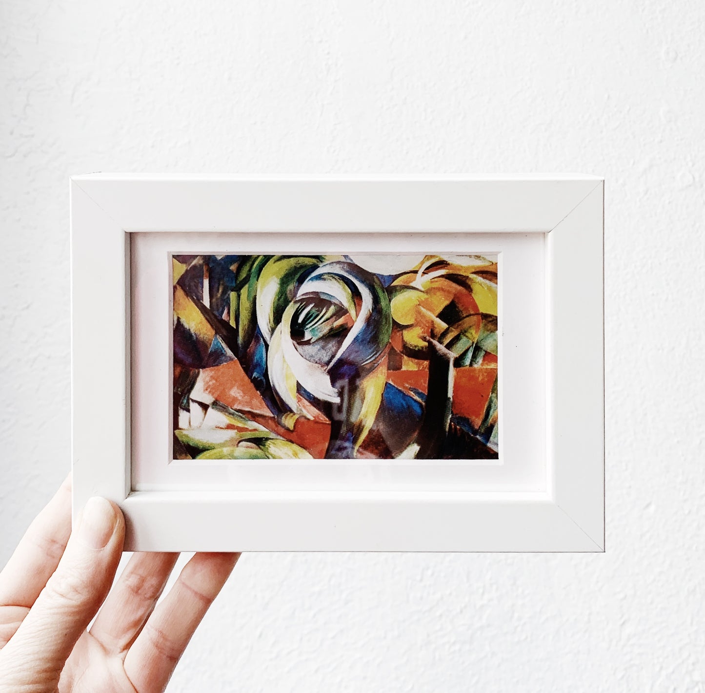 Vintage Framed Franz Marc Illustration