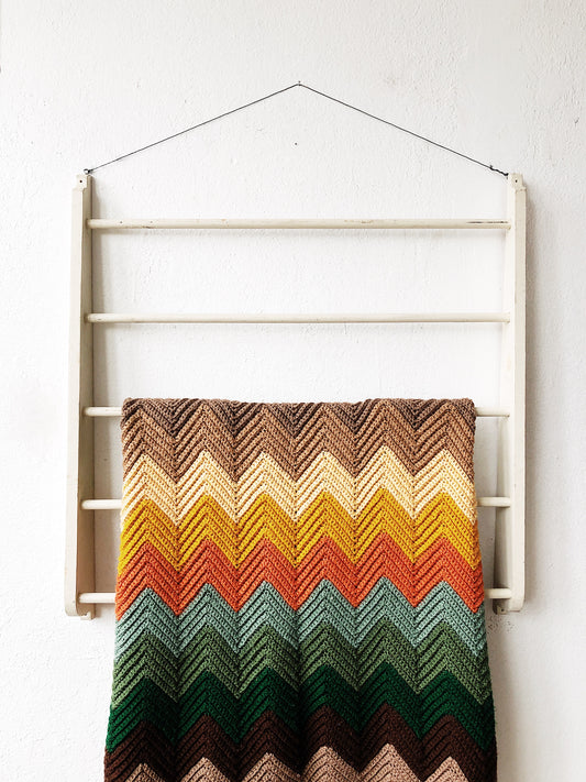 Vintage Wood Dowel Rack