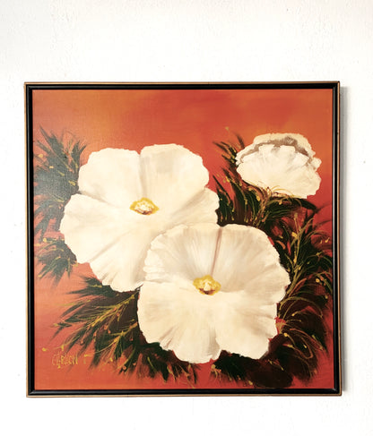 Large Mid Century Framed Oil Painting