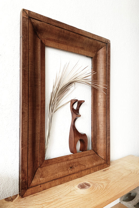Large Antique Wood Frame