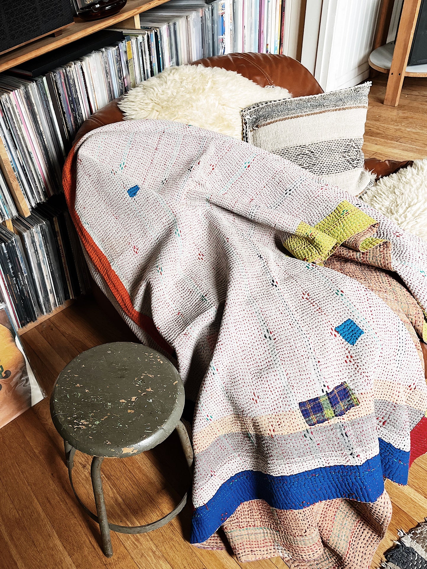 Vintage Kantha Quilt