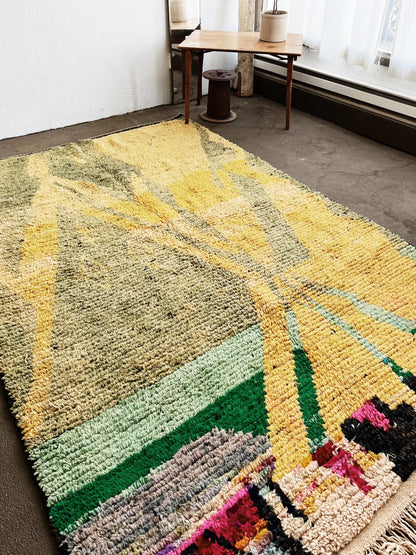 Vintage Boujda Berber Wool Rug
