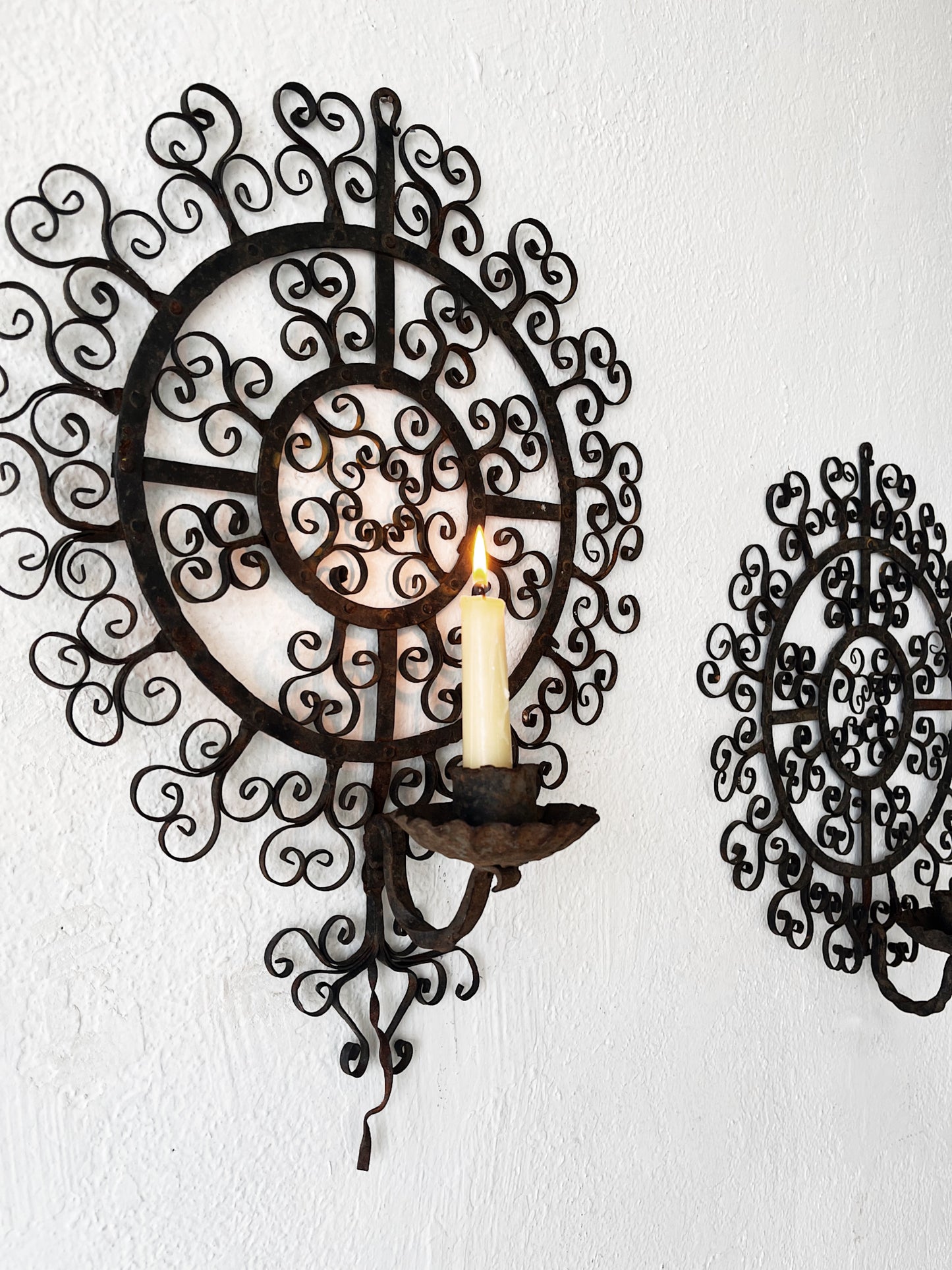 Vintage Mandala Candle Sconce