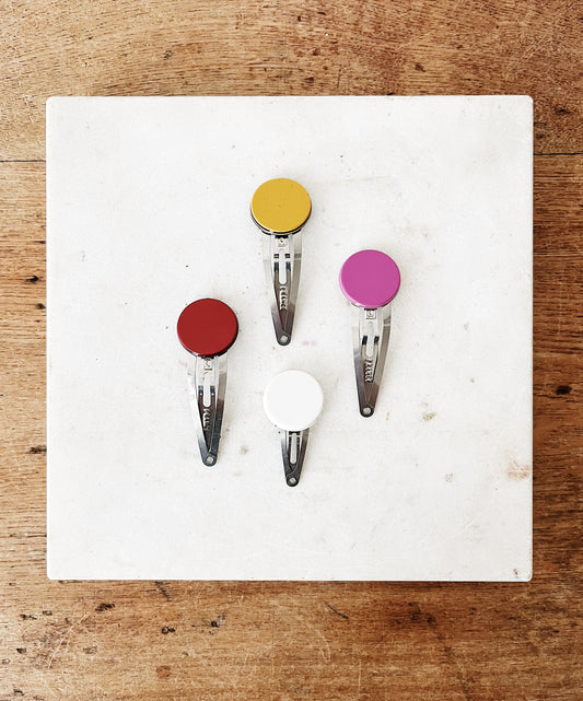 Resin Clip Barrette Set