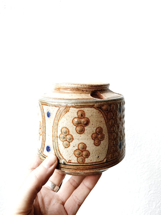 Vintage Handmade Pottery Toothbrush Holder