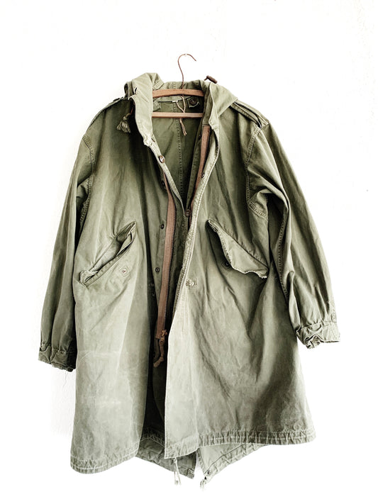 RESERVED Erin 1960’s Military Parka