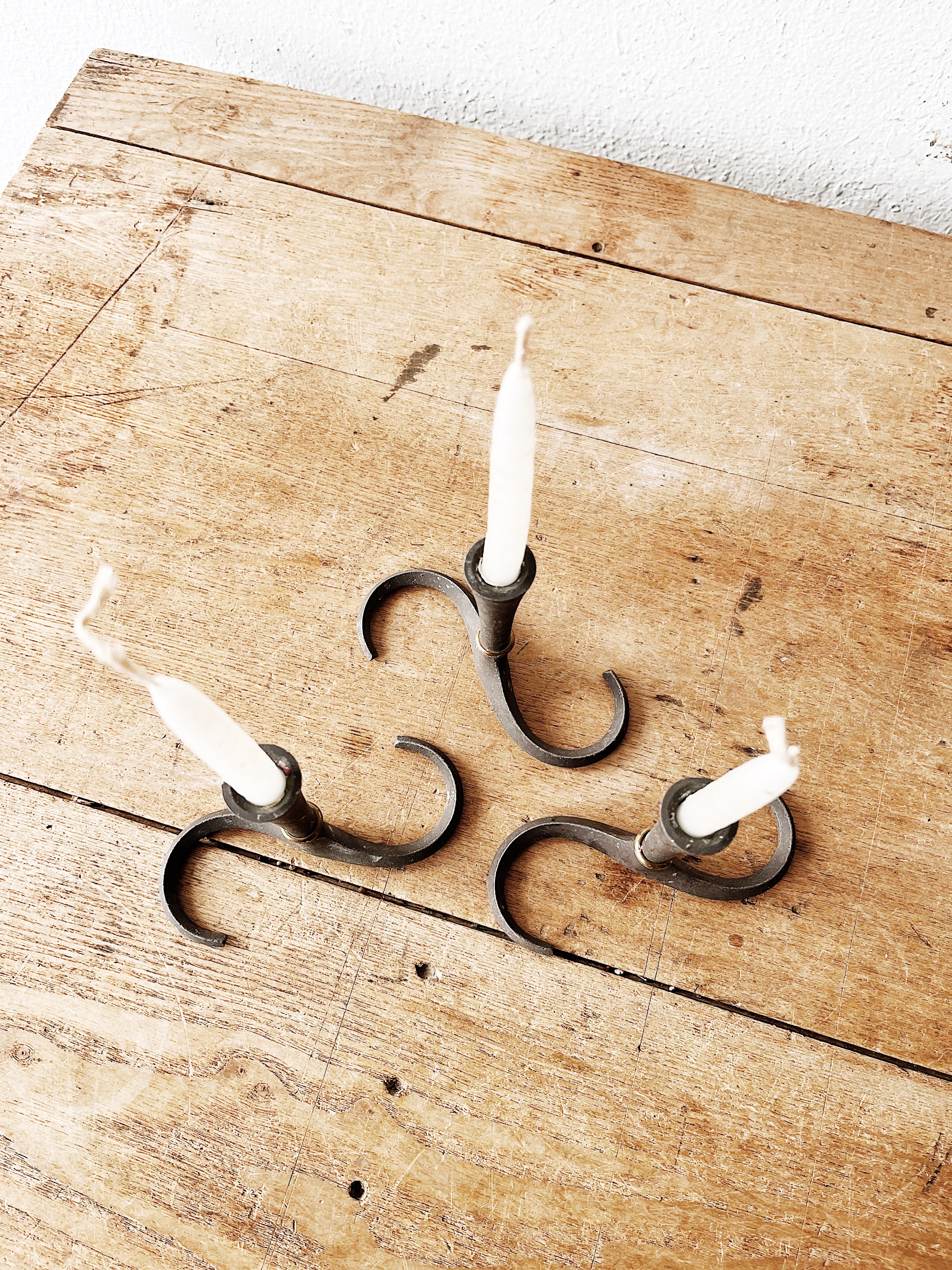 Trio of Danish Modern Candle Holder - Thumbnail 3