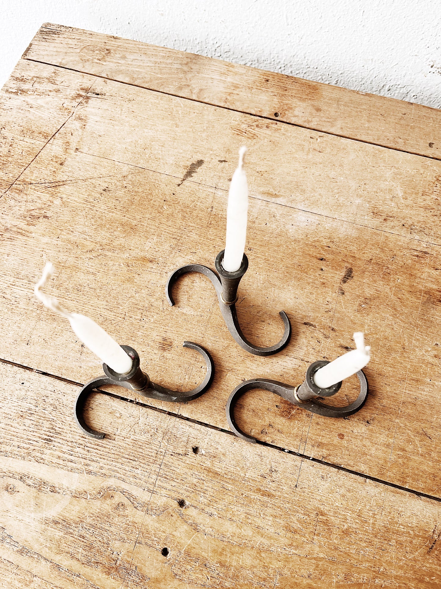 Trio of Danish Modern Candle Holder