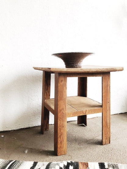 Vintage Handmade Side Table