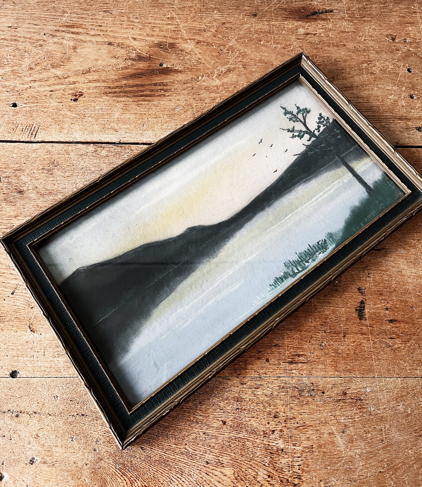 Antique Pastel Painting