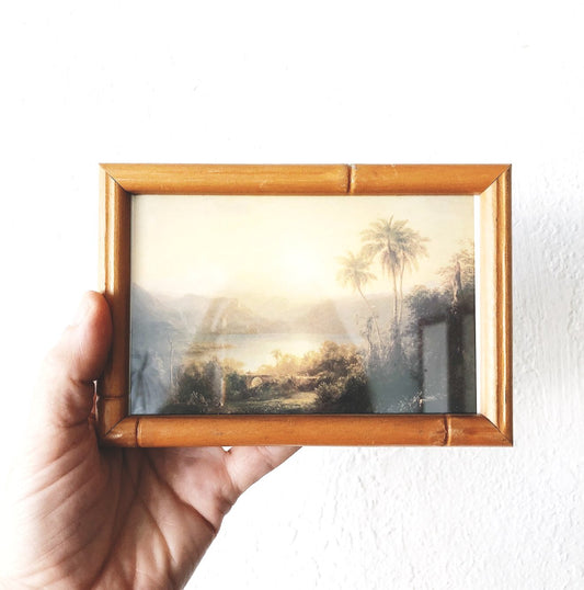 Petite Golden Lithograph