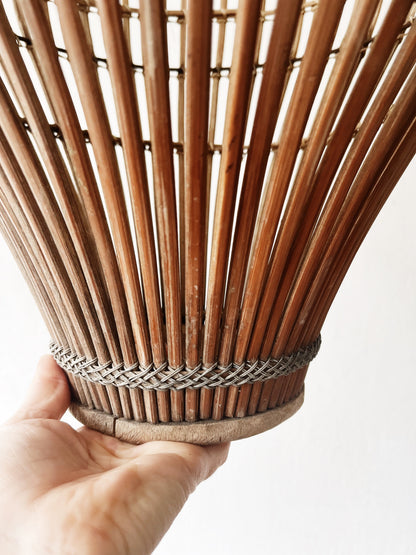 Large Antique Japanese Fish Trap Basket
