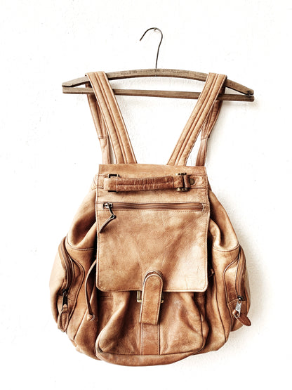 Vintage Leather Backpack
