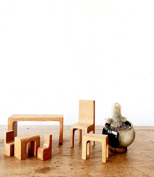 Modular Wood Dollhouse Furniture