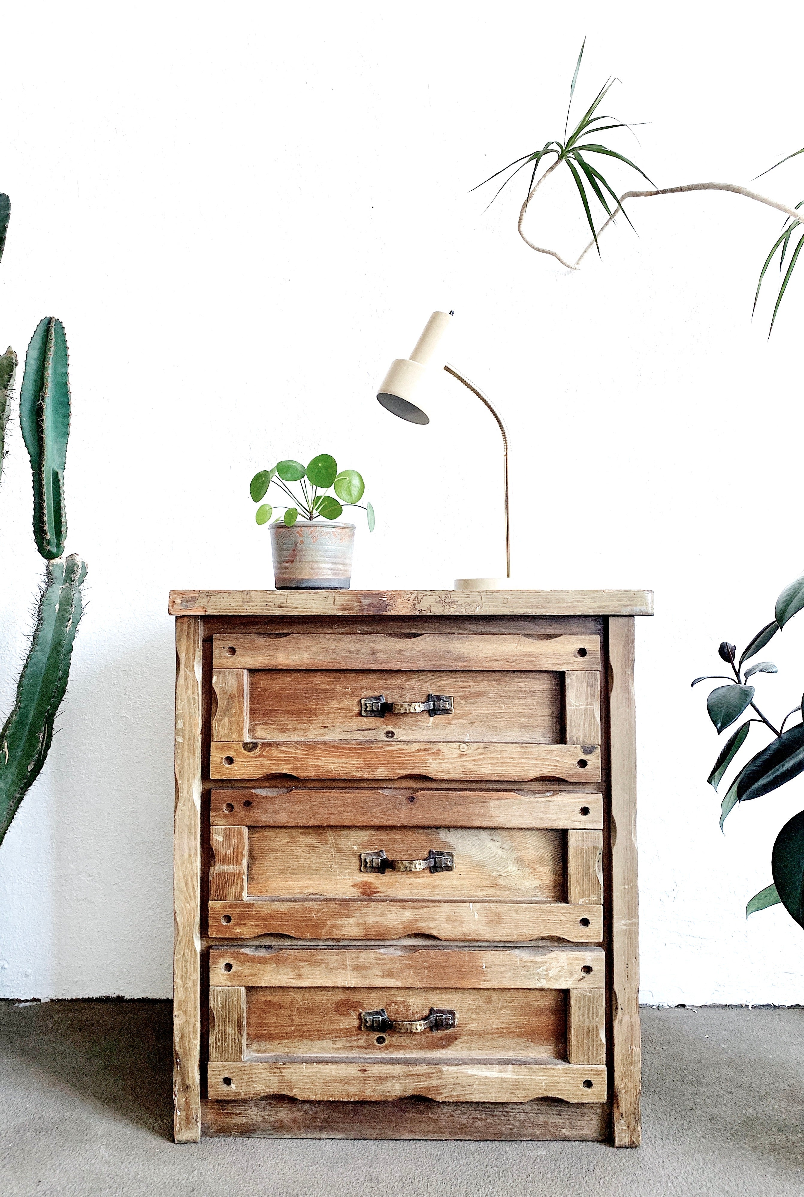 Vintage Small Wood Dresser