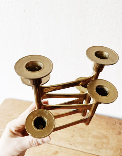 MCM Brass Candelabra