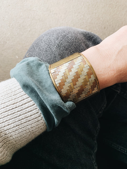 Vintage Mixed Metal Cuff