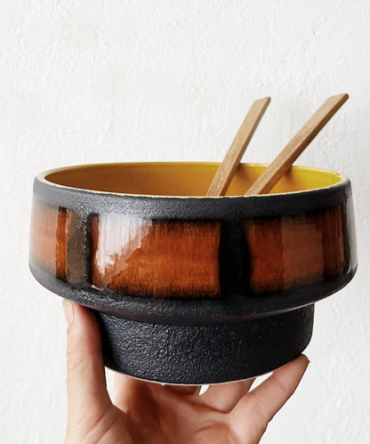 Mid Century West German Pottery Bowl