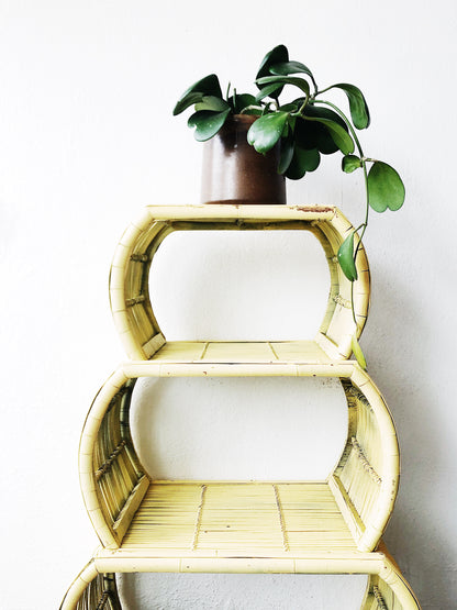 Vintage Bamboo Nesting Tables