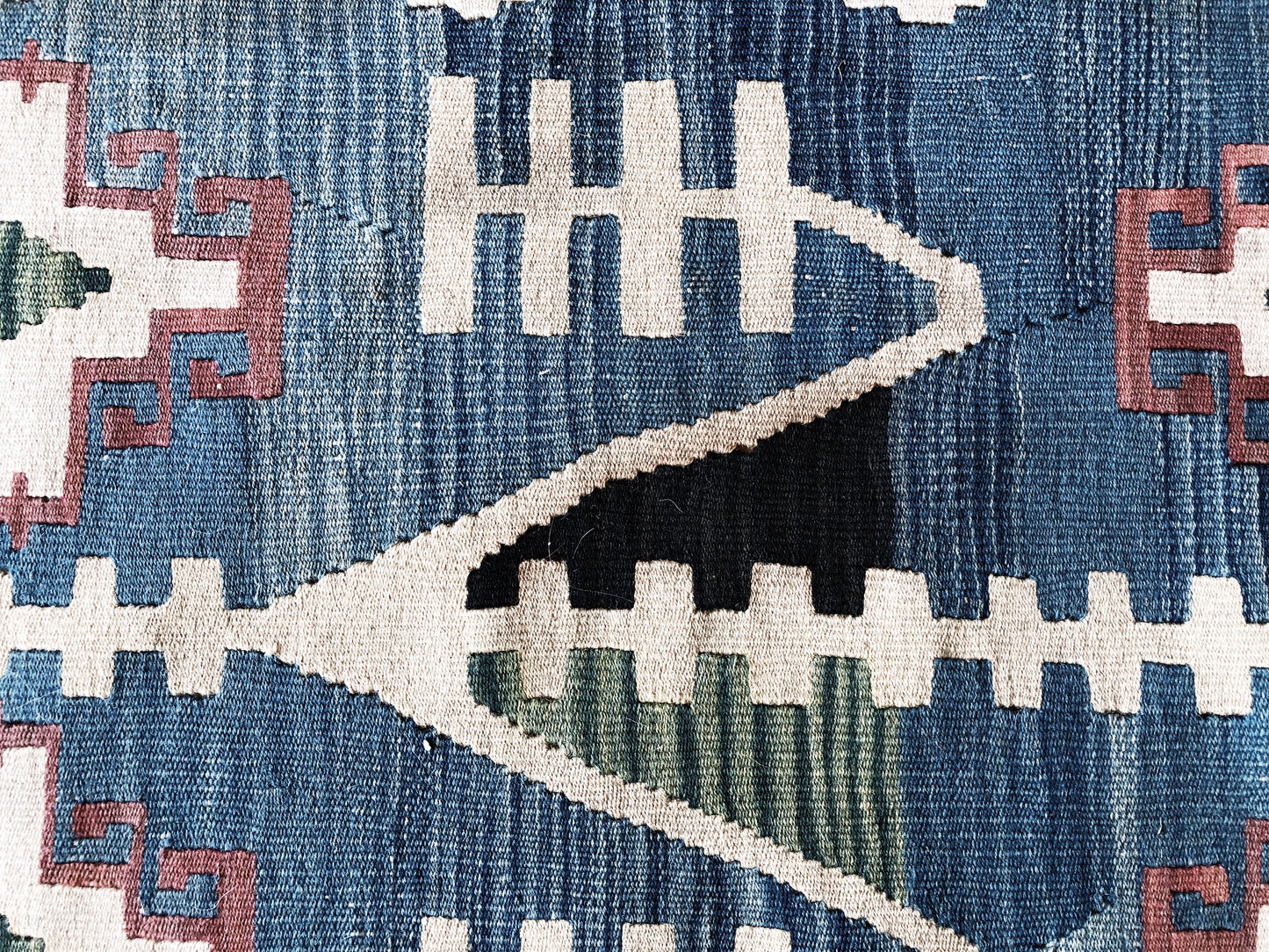 Vintage Southwest Wool Kilim Rug