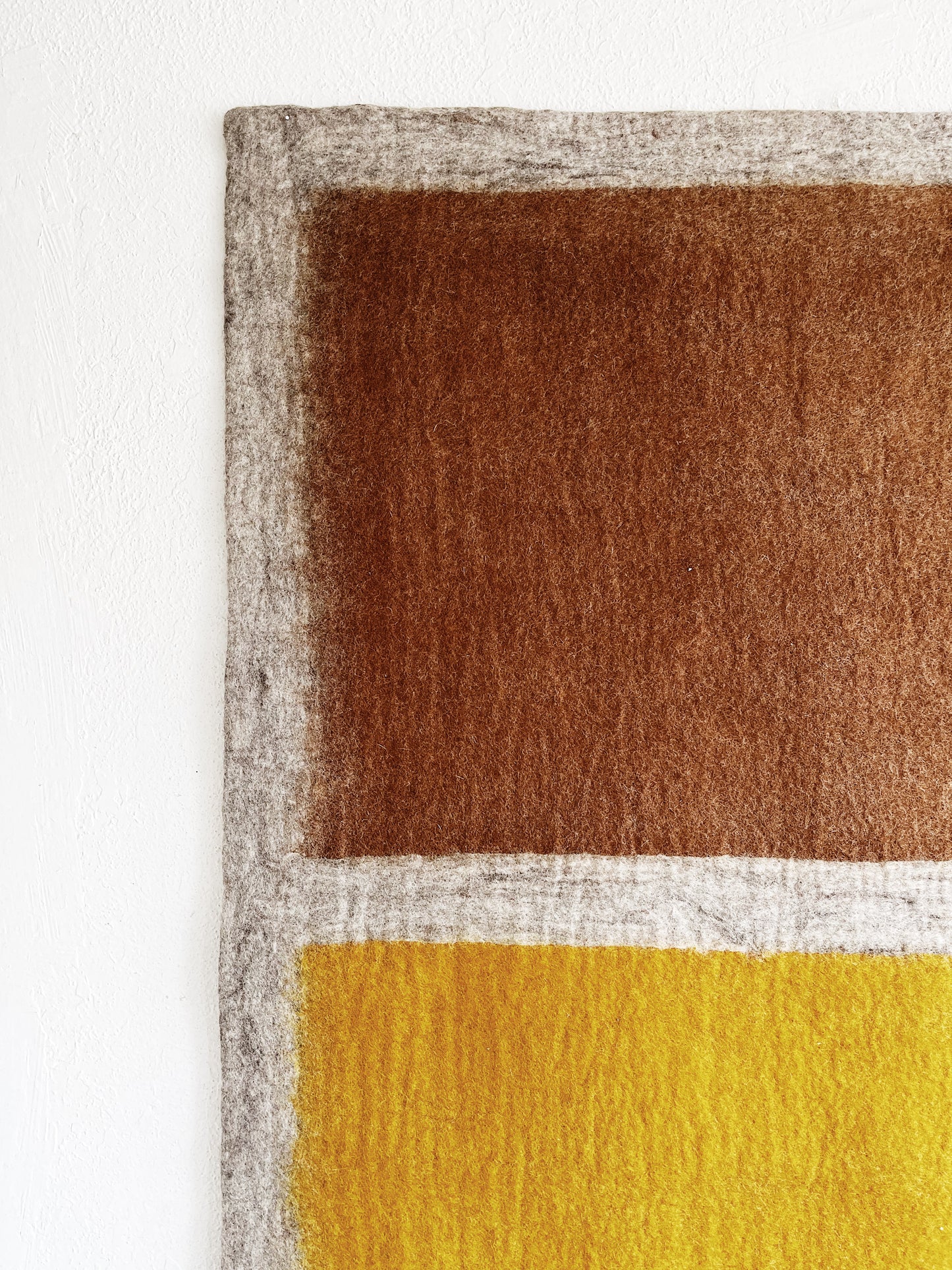 Felted Wool Muskhane Colorblock Rug