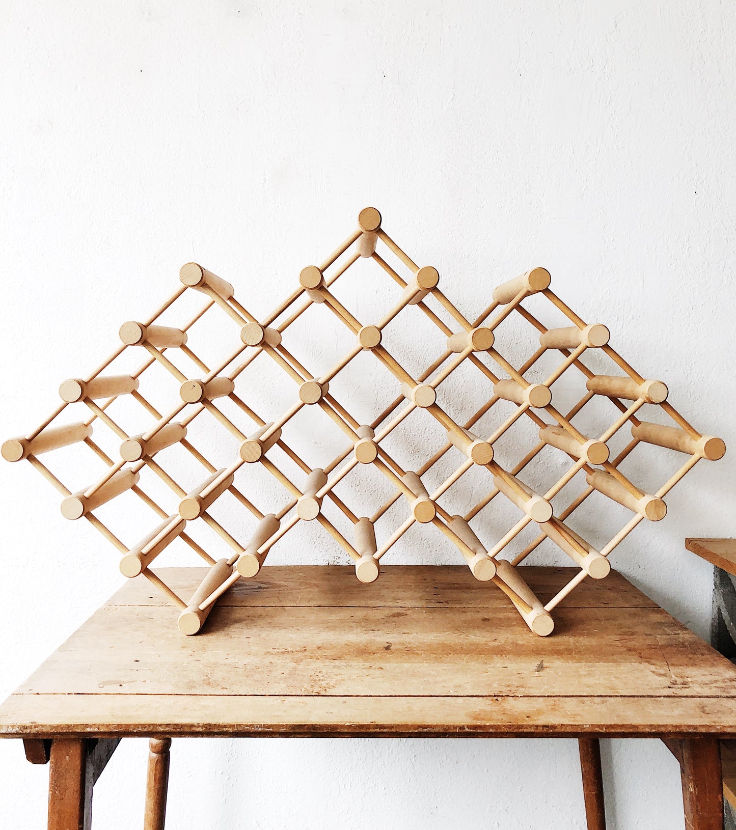 Oversized 1970s Wine Rack