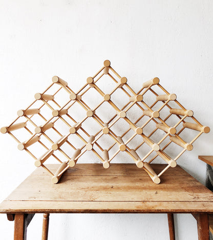 Oversized 1970s Wine Rack