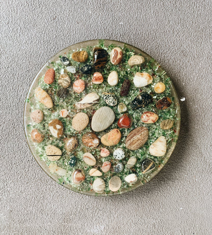 Large Resin Trivet / Art Piece