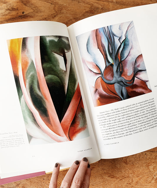Vintage Georgia O’keeffe Hard Bound Art Book