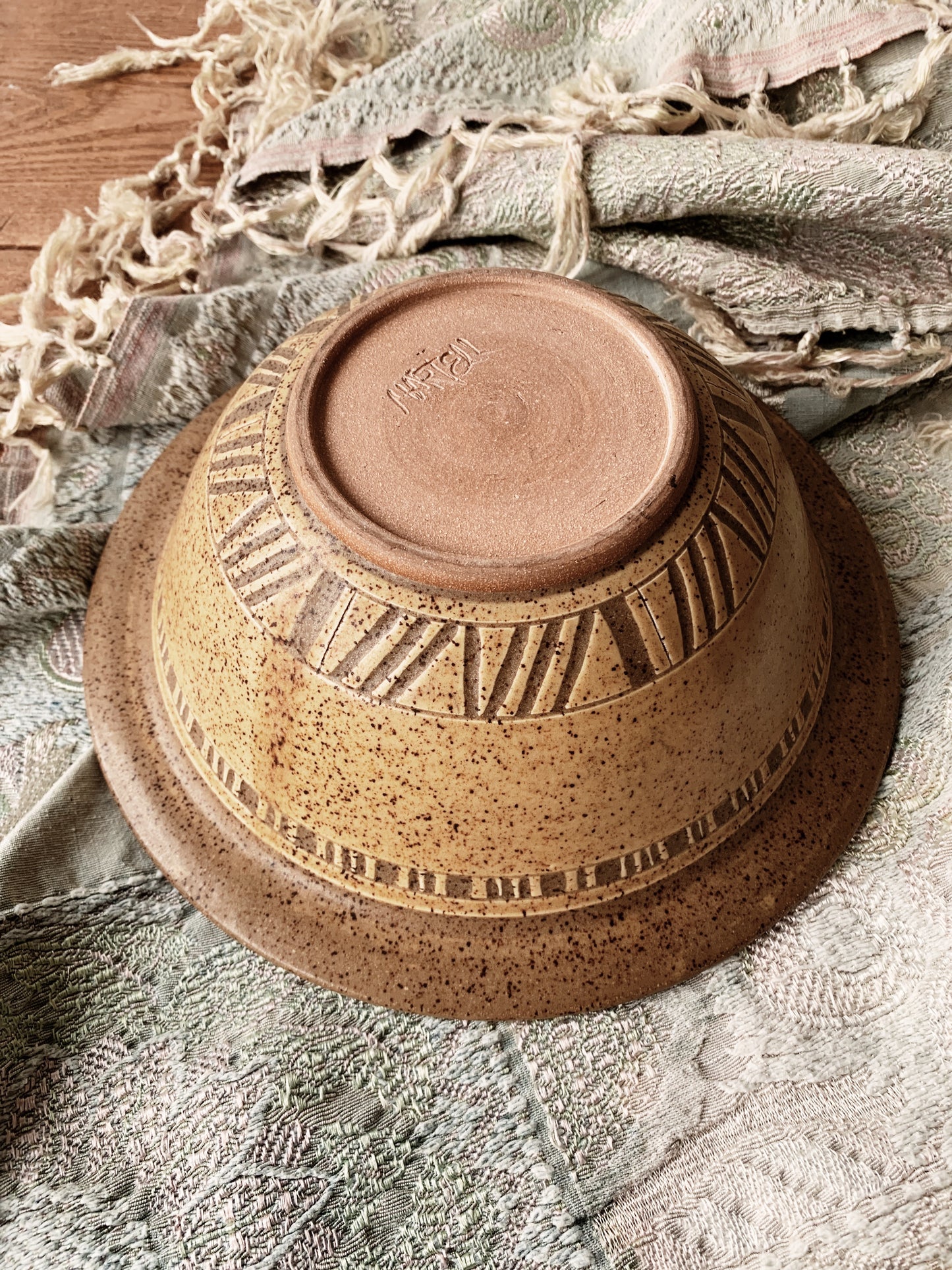 Large Handmade Pottery Bowl