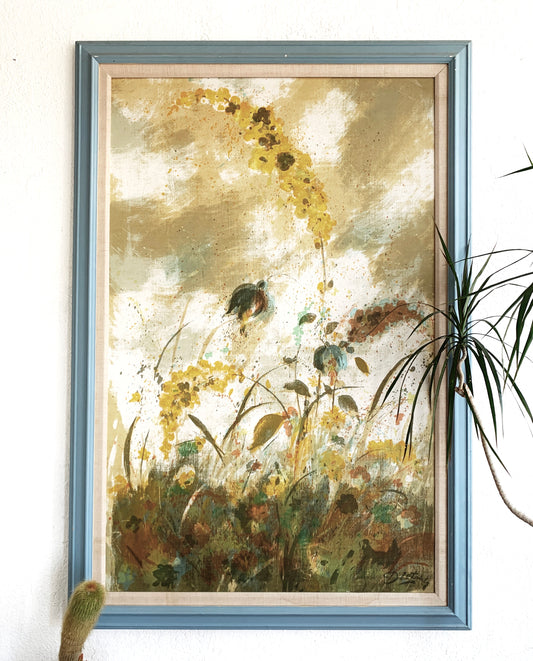 Extra Large Mid Century Dietrich Grunewald Serigraph