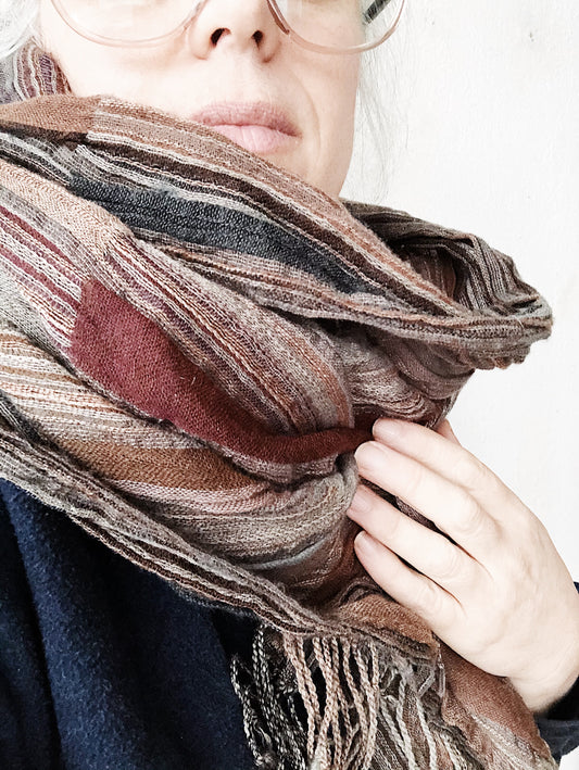 Oversized Gauzey Wool Scarf