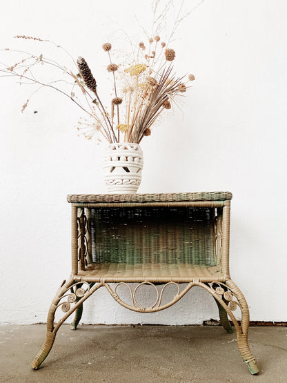 Vintage Wood or Wicker Table
