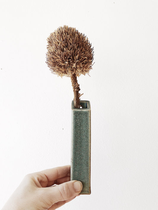 Vintage Stoneware Wall Vase