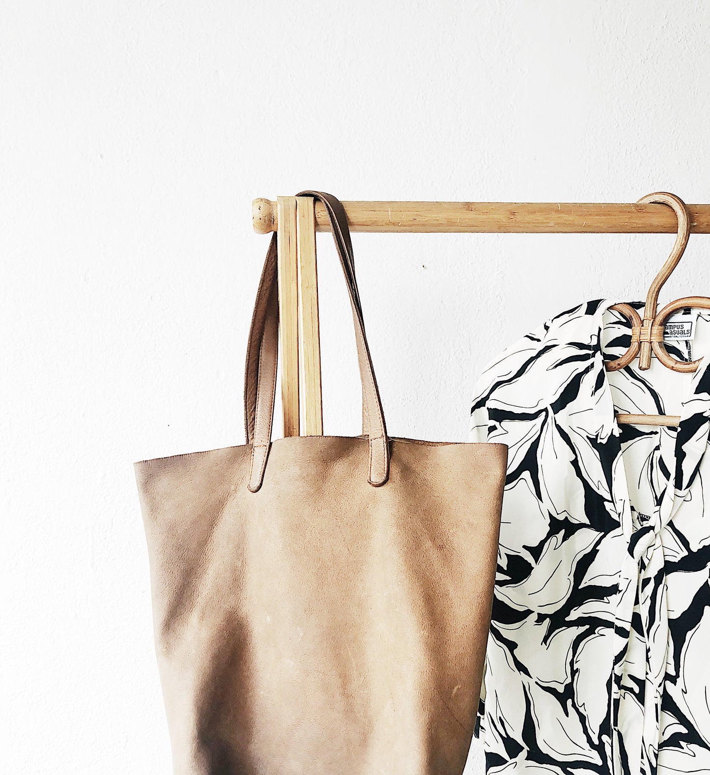 Baggu Soft Everyday Leather Tote