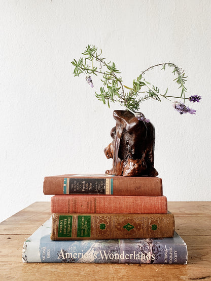 Handmade Vintage Burl Wood Vase