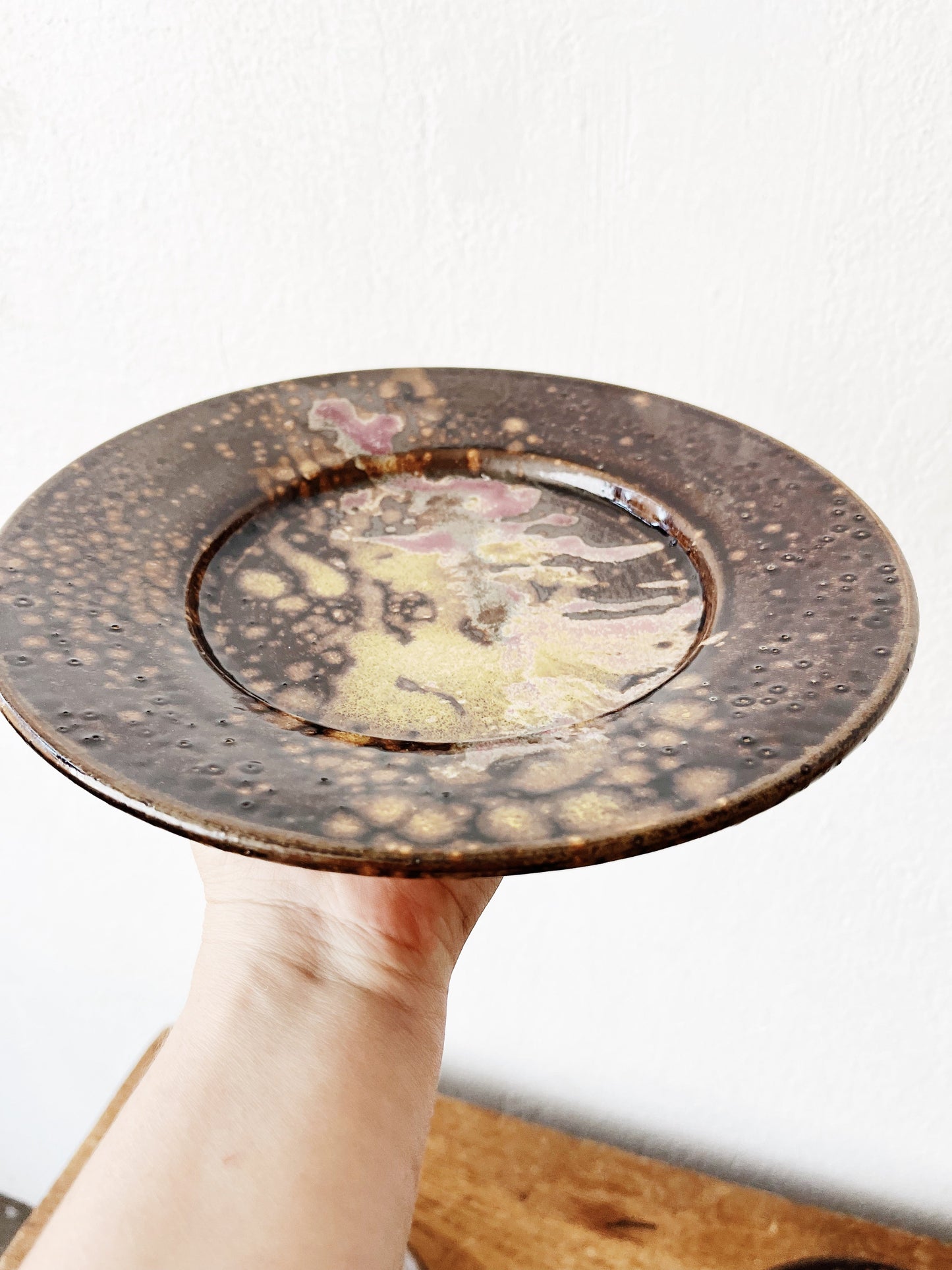 Set of Four Handmade Plates