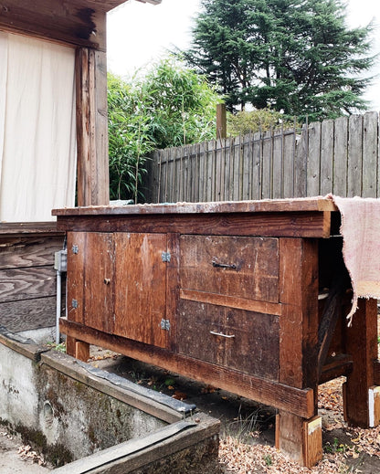 Antique Wood Cupboard