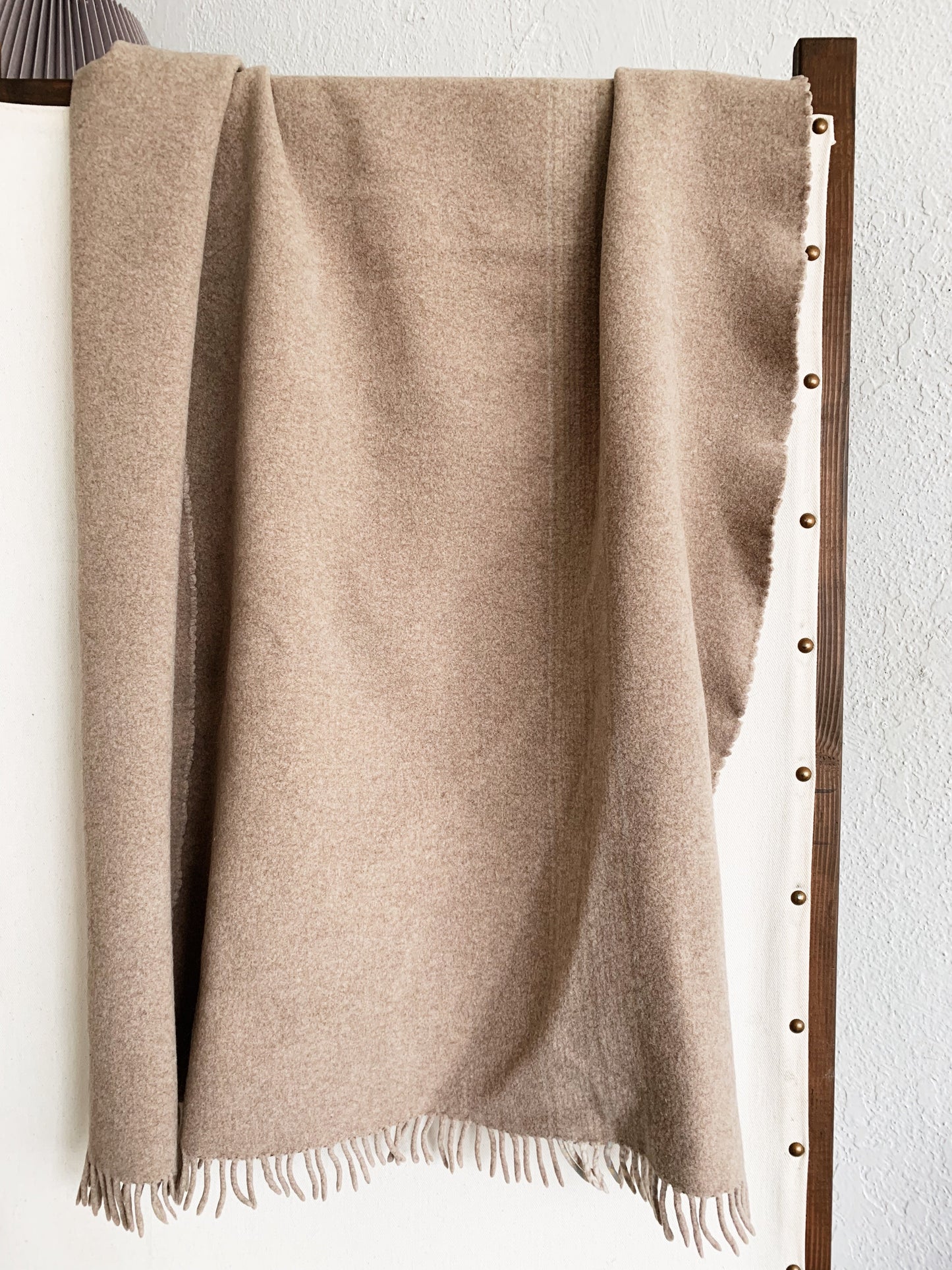 Soft Vintage Wool Lap Blanket