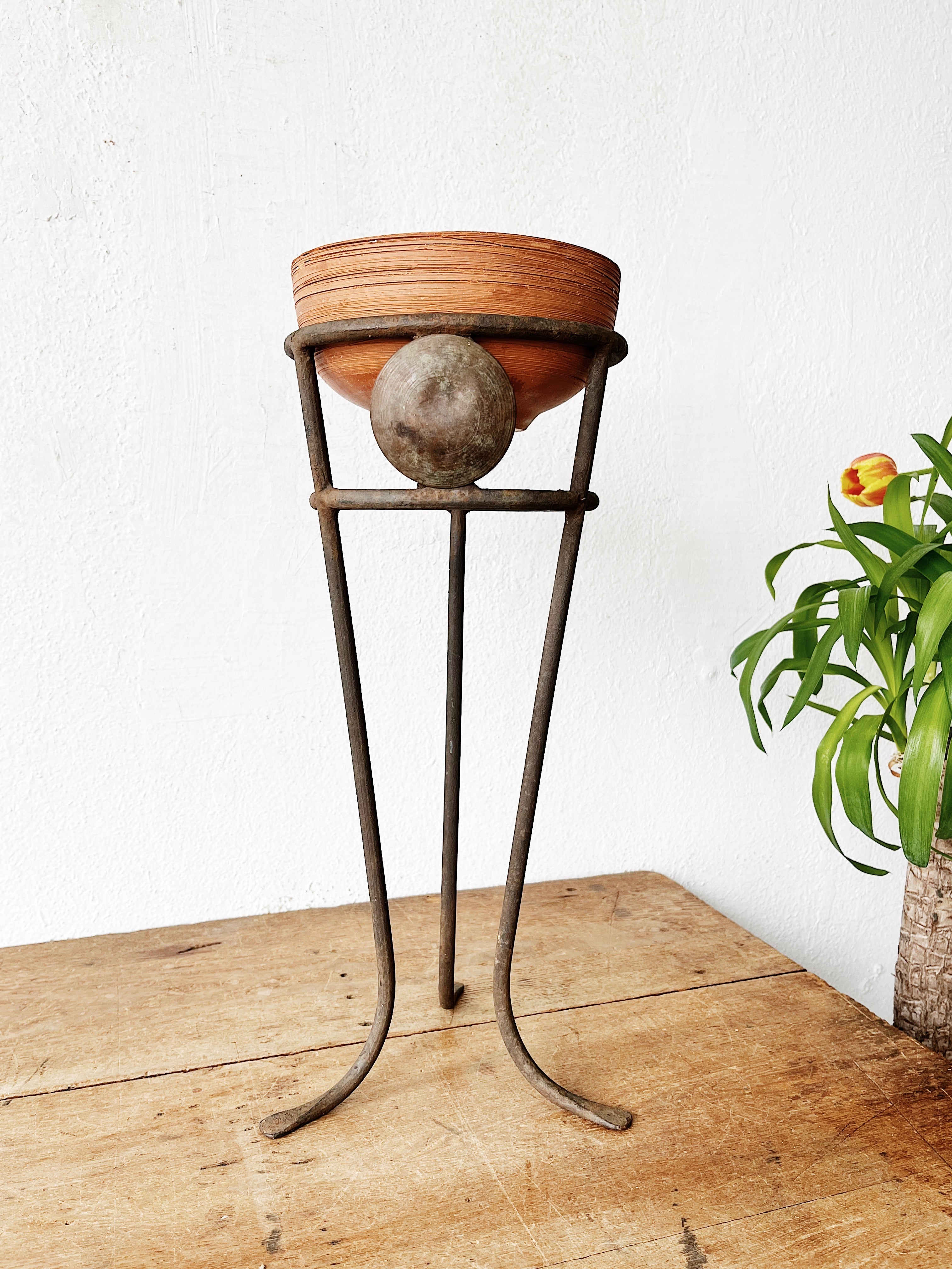 Vintage Iron Plant Stand