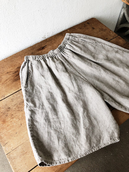 FLAX Linen Easy Shorts with Pockets