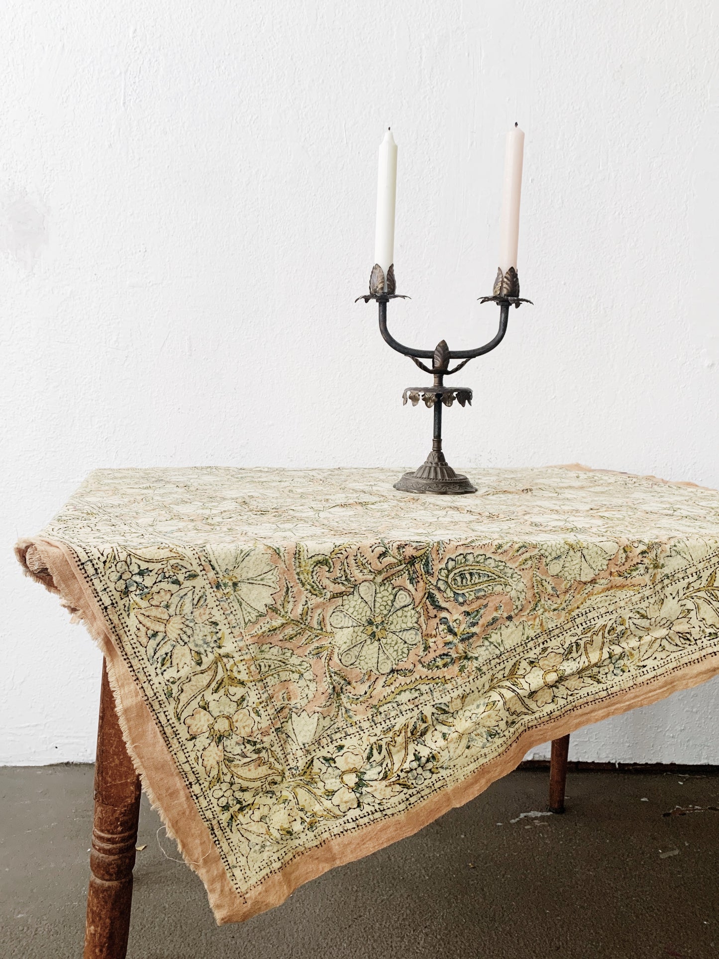 Vintage Cotton Tapestry Scarf