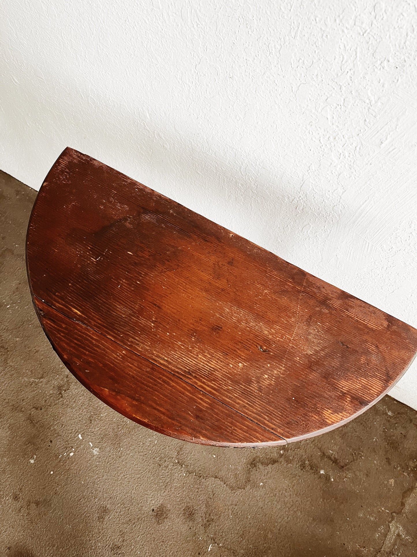 Antique Demilune Table